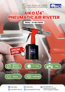 Aiko 1/4" Penumatic Air Riveter | Model : AT-RD-F2014B Air Hydraulic Riveter Aiko 