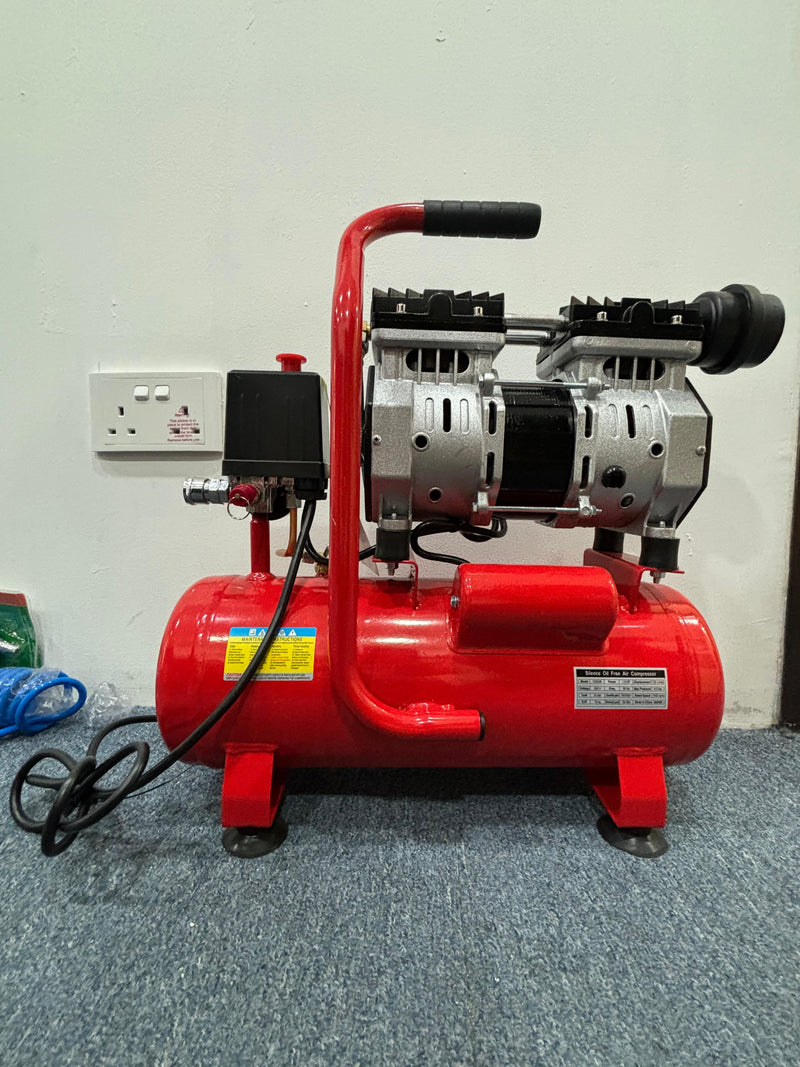 Aiko 1.5HP 9L Oil Free & Silent Air Compressor (Red) | Model : GDG09-RED Air Compressor Aiko 