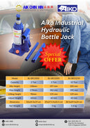 Aiko 2 Ton Industrial Hydraulic Bottle Jack | Model : BJ-SR13202 Bottle Jack AIKO 