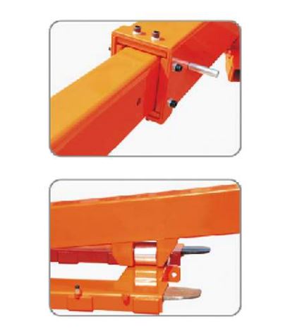 Aiko 2000kg Dip-Angle Telescopic Rotatable Fork Mounted Jib Crane | Model : PT-TLB05 Forklift Aiko 