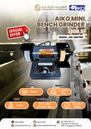 Aiko 200W 3" Mini Bench Grinder | Model : BG-MD75M Bench Grinder Aiko 