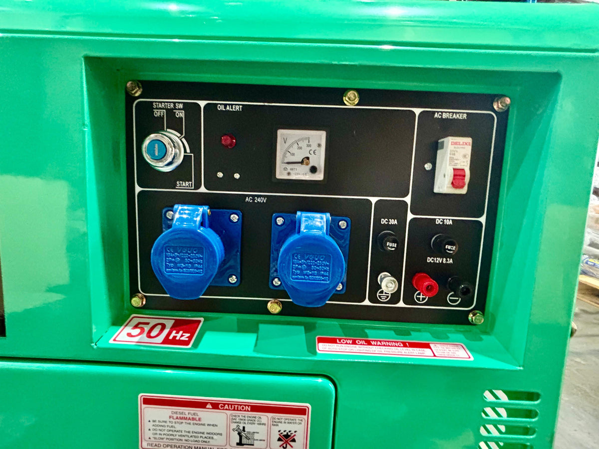 Aiko 240V Diesel Silent Generator 4.5KW 50HZ C/W 186FAE Engine | Model