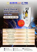 Aiko 25kVA Spot Welder 415V 50Hz | Model : W-DN1-25Q Spot Welder Aiko 
