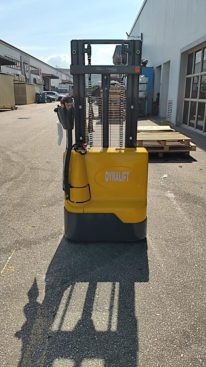 Aiko 2.5m Full Electrical Self-Propelled 1.5 Ton Stacker for Open Pallet | Model : PT-AIKO1525E-2.5 Electric Stacker Aiko 