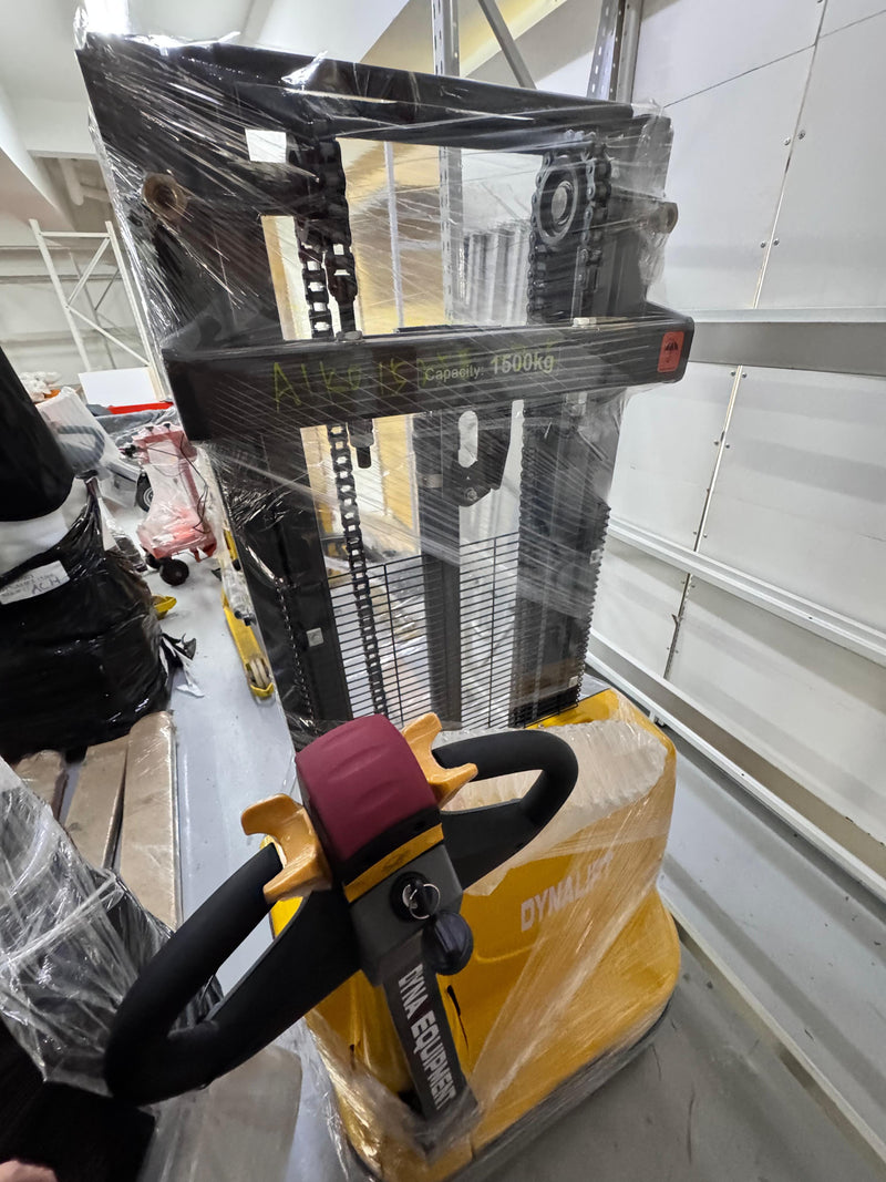 Aiko 2.5m Full Electrical Self-Propelled 1.5 Ton Stacker for Open Pallet | Model : PT-AIKO1525E-2.5 Electric Stacker Aiko 