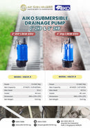 Aiko 3" 2Hp 1.5KW 415V Submersible Drainage Pump | Model: KBZ31.5 Submersible Pump Aiko 