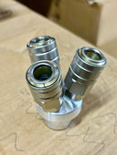Aiko 3 Way Round Quick Coupling - Quick Release | Model : QC-R3-QR Quick Coupling Aiko 