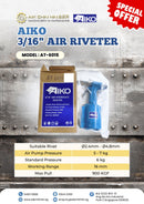 Aiko 3/16" Air Riveter | Model : AT-6015 Air Riveter Aiko 