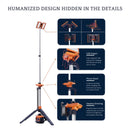 Aiko 3.1M Portable IP66 LI-ION Tower Light (2x Small Battery, 1x Single Charger) | Model : AL-300-3.1M Tower Light Aiko 