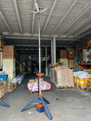 Aiko 3.3M Portable IP66 Li-ion Petal Tower Light (2X Small Battery, 1X Dual Bay Charger) | Model: APL-300-3.3M Tower Light Aiko 