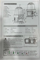 Aiko 360° Lightweight Portable Site Light IP66 (1X Small Battery, 1X Single Charger) , 6,000LM | Model: APS-200 Tower Light Aiko 
