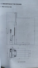 Aiko 3m Full Electrical Self-Propelled 1.5 Ton Stacker for Open Pallet | Model : PT-AIKO1530E-3 Electric Stacker Aiko 