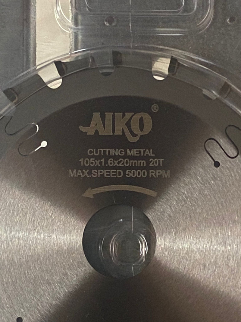 Aiko 4" Steel Metal Cutting Saw Blade 105mm 20T | Model : SBA-MS10520 Saw Blade Aiko 