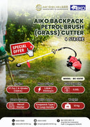 Aiko 4 Stroke Backpack Petrol Brush (Grass) Cutter GX-50/GX-35 | Model : BC-GX50 Grass Cutter Aiko 