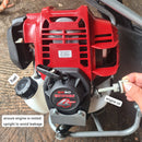 Aiko 4 Stroke Backpack Petrol Brush (Grass) Cutter with Nylon String | Model : BC-GX50 Grass Cutter Aiko 