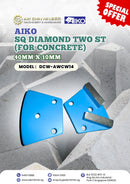 Aiko 40MM x 10MM SQ Diamond Two ST (For Concrete) | Model : DCW-AWCW14 Diamond Cup Wheel Aiko 