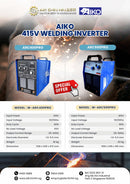 Aiko 415V ARC400PRO Welding Inverter with | Model : W-ARC400PRO ARC Welding Machine Aiko 