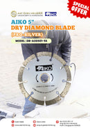 Aiko 5" Dry Diamond Blade (Pro-Silver) | Model: DB-AODS01-5S Aiko 