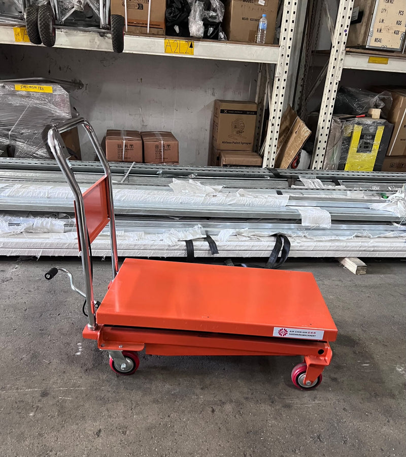 Aiko 500kg 1500mm Scissor Lift Table with PU Wheels | Model : PT-WP500