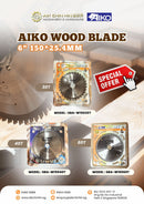 Aiko 6" 150*25.4mm Wood Blade | Model: SBA-W150 Wood Blade Aiko 
