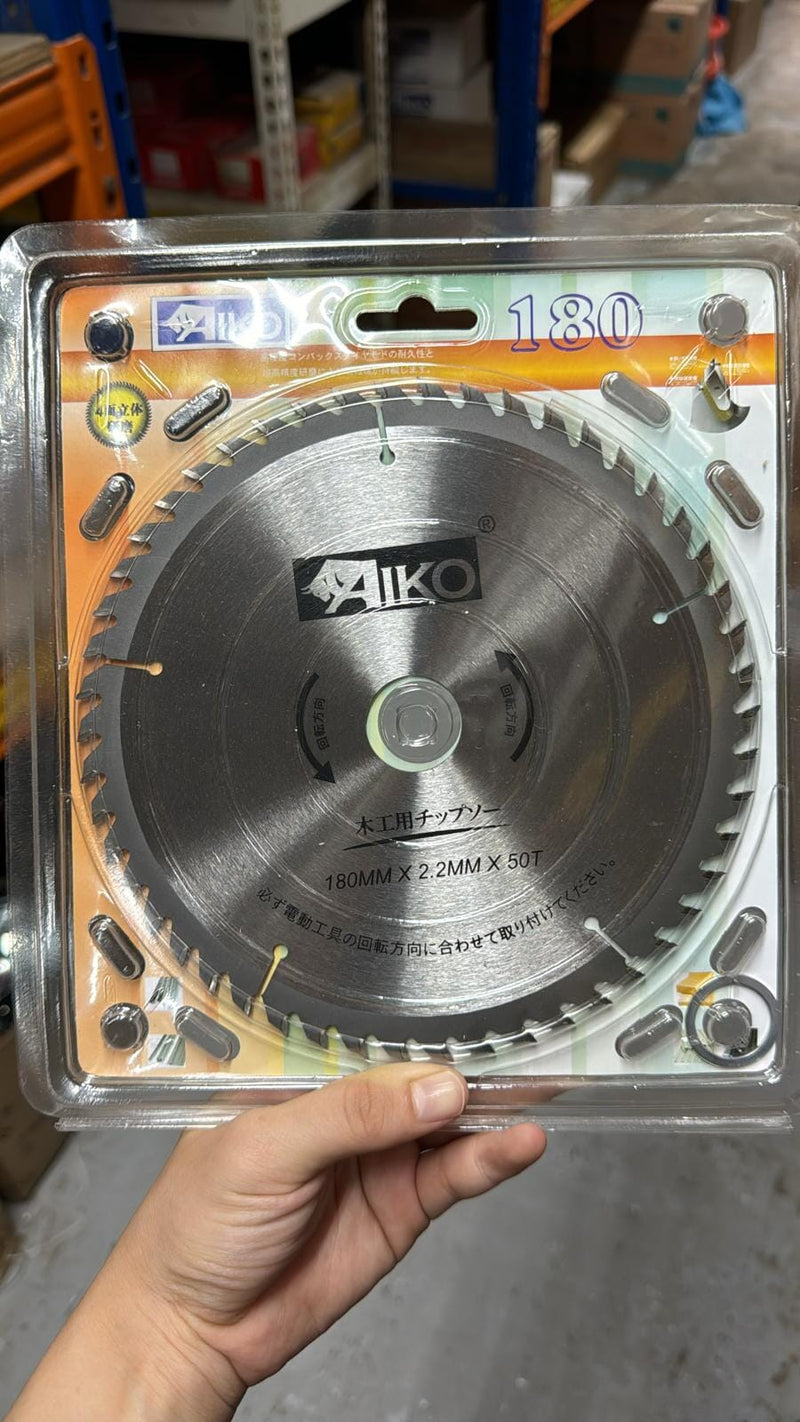 AIKO 7" 180*25.4*50T WOOD BLADE | MODEL: SBA-W18050T Wood Blade Aiko 