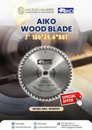 AIKO 7" 180*25.4*50T WOOD BLADE | MODEL: SBA-W18050T Wood Blade Aiko 