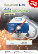 Aiko 7" Grinding Disc | Model : GD-A07 Grinding Disc Aiko 