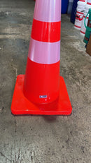 Aiko 70cm Safety (Traffic) Cone | Soft & Unbreakable | Model : CONE-7093 Safety Cone Aiko 
