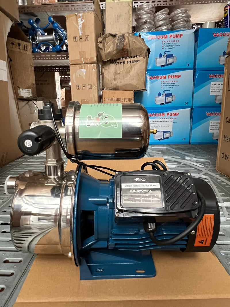 Aiko 750W 1" Automatic Self Priming Water Pump with 2L Tank | Model : WP-JET-750A Water Pump Aiko 