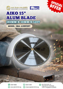 Aiko Alum Blade 15" | Model : SBA-A380120T Saw Blade Aiko 