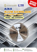 Aiko Alum Sawblade 14" 355*30*120T | Model : SBA-A355120TM Saw blade Aiko 