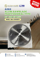 Aiko Alum Sawblade 14" 355*30*120T Proffesional Type | Model : SBA-A355120TP Saw Blade Aiko 