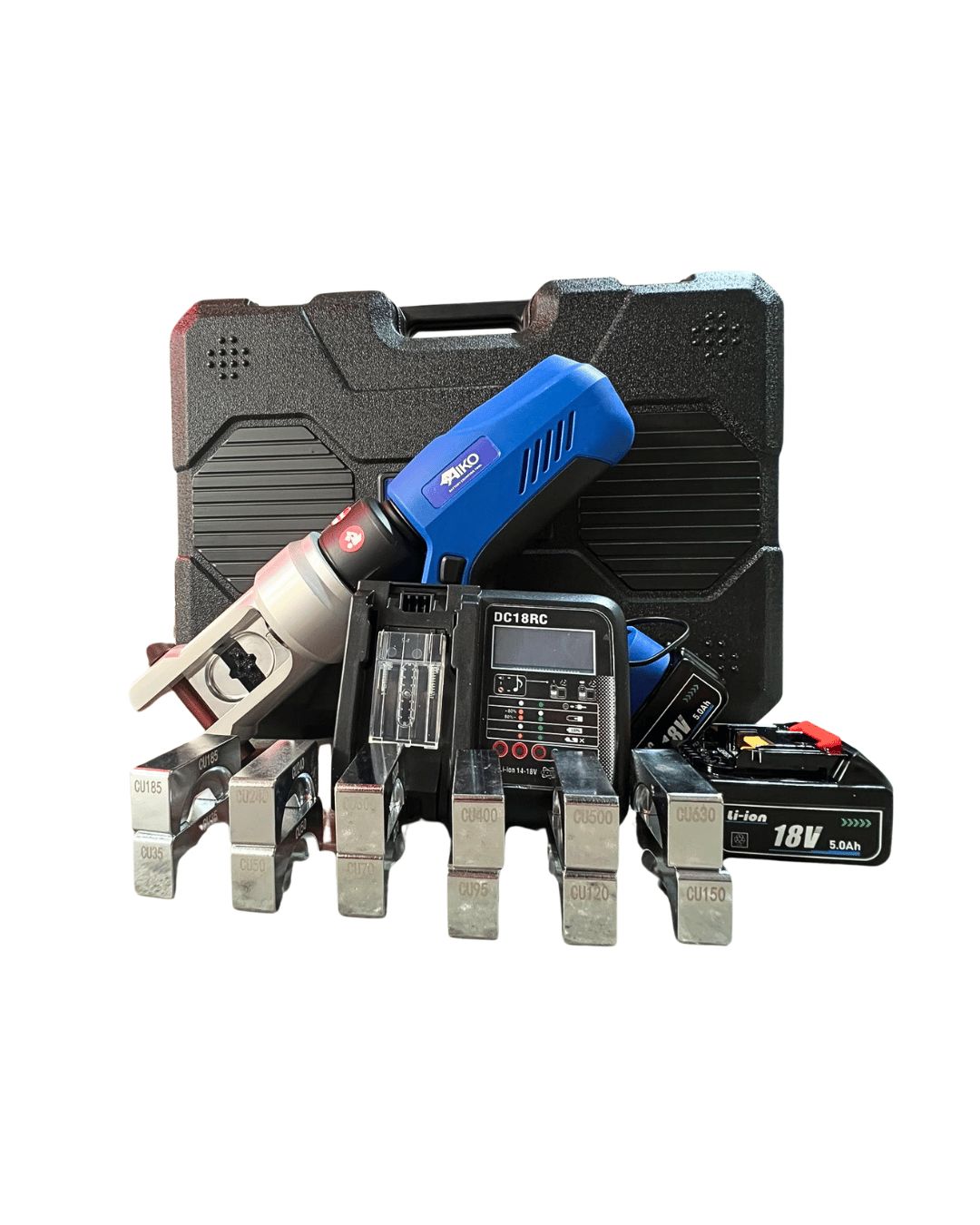 Aiko Cordless Battery Powered Cable Terminal Crimping Tools 18V #EBS-6