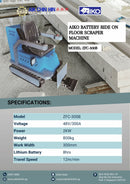 Aiko Battery Ride On Floor Scraper Machine