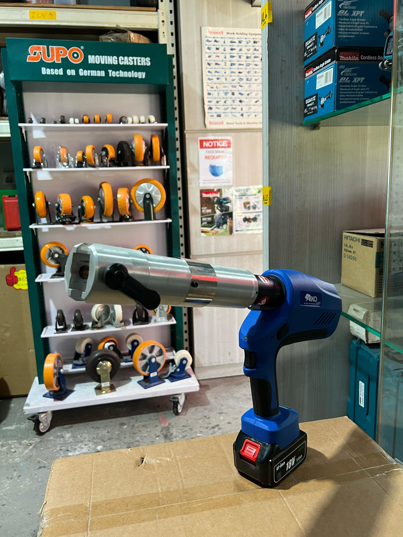 Aiko Battery Stainless Steel Pipe Clamp Tool (2-1/2"-4") C/W Ring Jaw 67,76.1,108mm | Model: EB-60100-HK Pipe Clamp Aiko 
