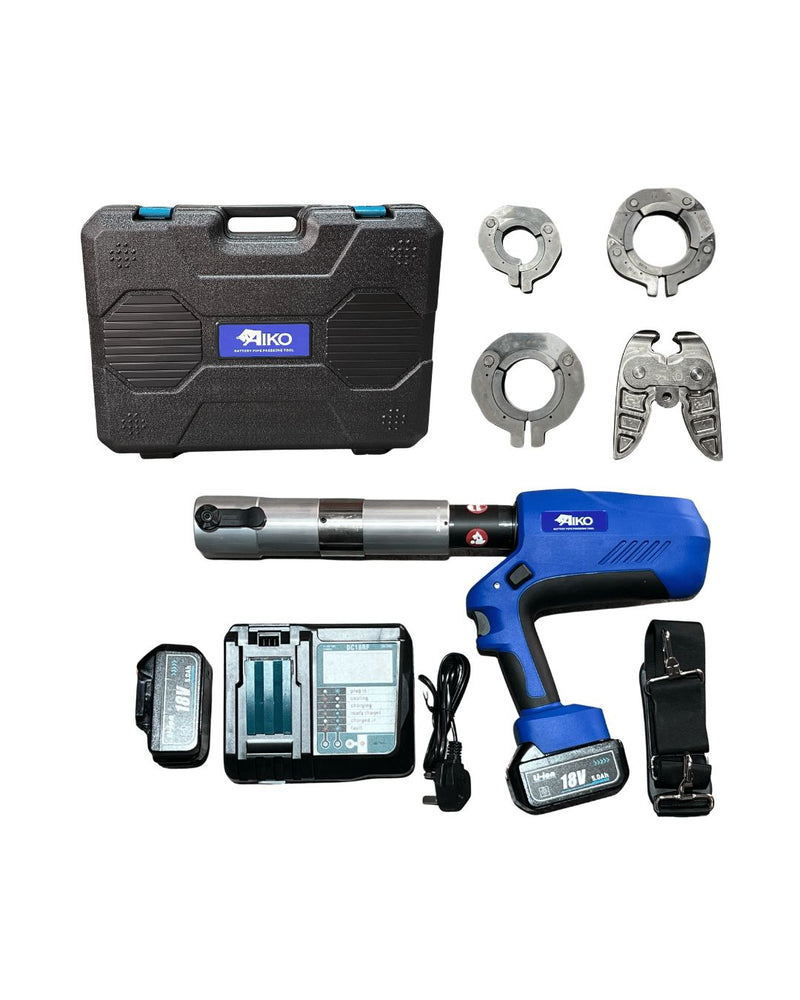 Aiko Battery Stainless Steel Pipe Clamp Tool (2-1/2"-4") C/W Ring Jaw 67,76.1,108mm | Model: EB-60100-HK Pipe Clamp Aiko 