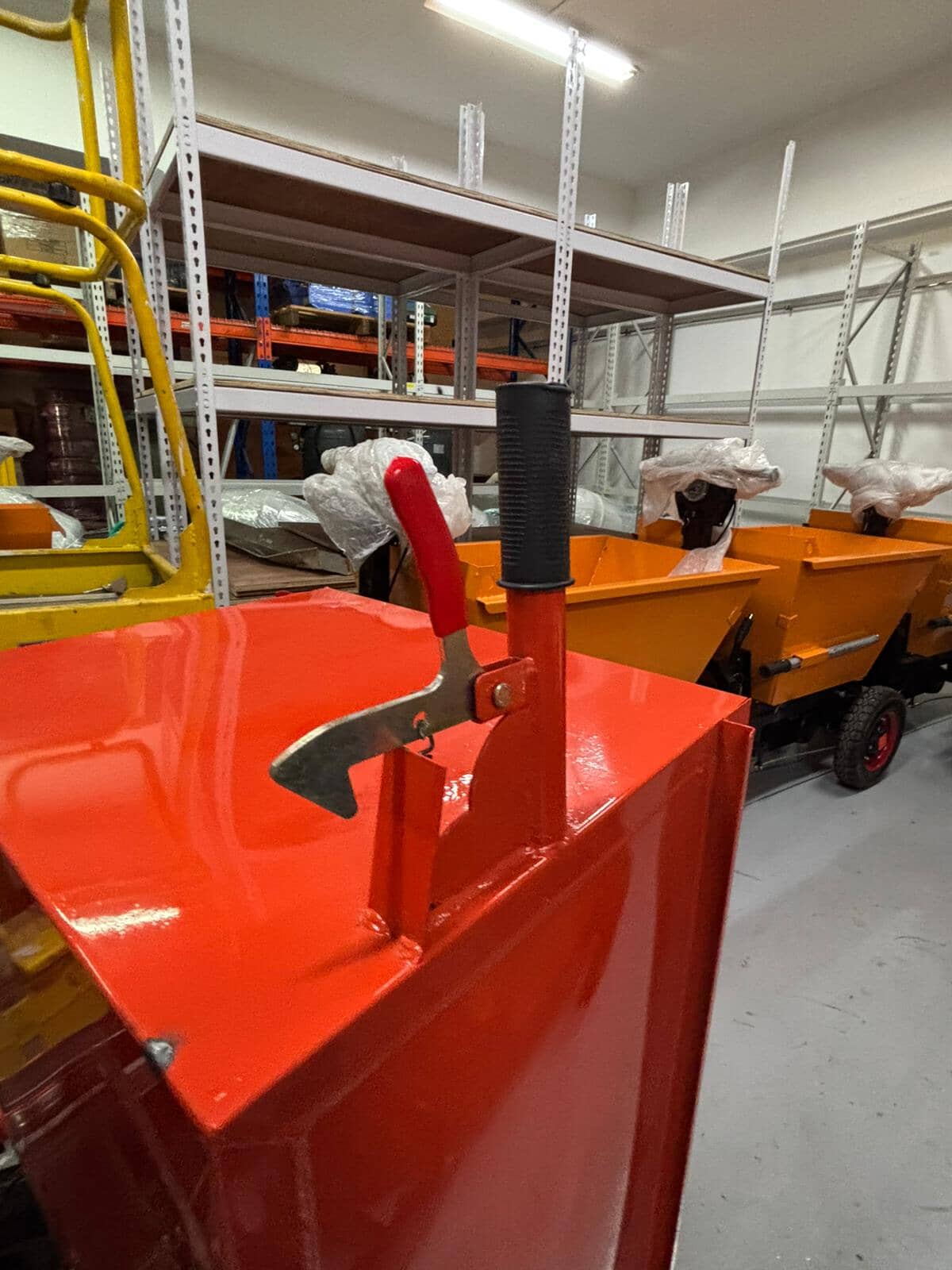 Aiko Battery Mini Dumper (Yellow) Slant Shape Hopper (500kg) | Model: