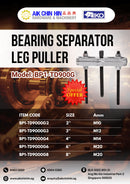Aiko Bearing Separator Leg Puller | Model: BP1-TD900G Bearing Leg Puller Aiko 