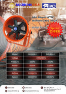 Aiko Blower 16“/24“ W/Wheel 240V 4P/2P | Model: BLR-A Blower Aiko 