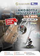 Aiko Bottle Trolley Cart 3 Wheels for Climb Ladder Used | Model: TRL-3WD-AK Bottle Trolley Cart Aiko 