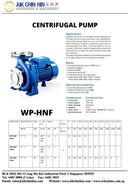 Aiko Centrifugal Water Pump 415V | Model : WP-HNF Centrifugal Pump Aiko 