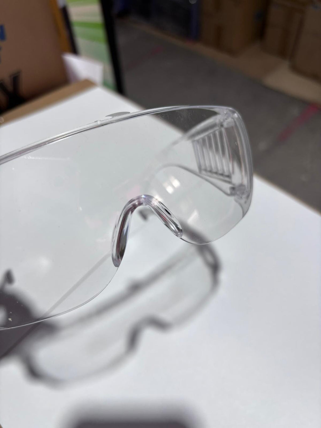 Bio 1024 Spectacle Frame Aiko Clear Spectacle (SQ Frame) (Safety Goggles for Wear Spectacle Use