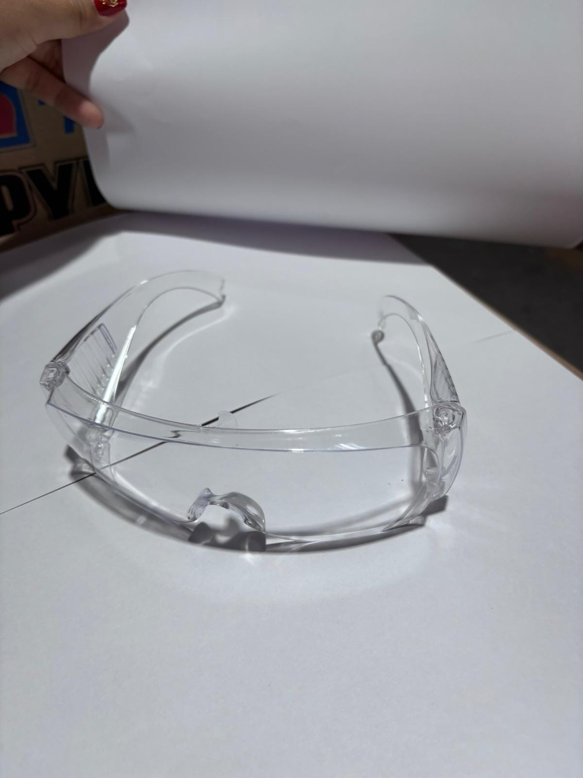 Aiko Clear Spectacle (SQ Frame) (Safety Goggles for Wear Spectacle Use