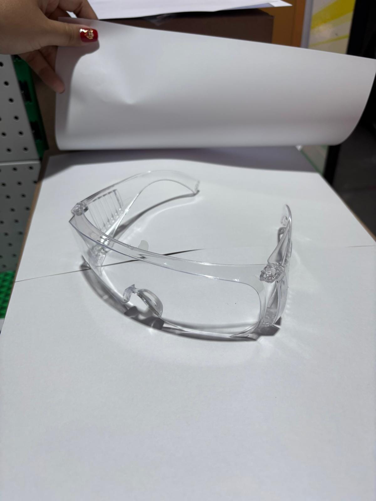 Aiko Clear Spectacle (SQ Frame) (Safety Goggles for Wear Spectacle Use