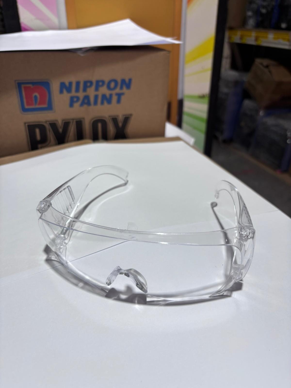 Aiko Clear Spectacle (SQ Frame) (Safety Goggles for Wear Spectacle Use