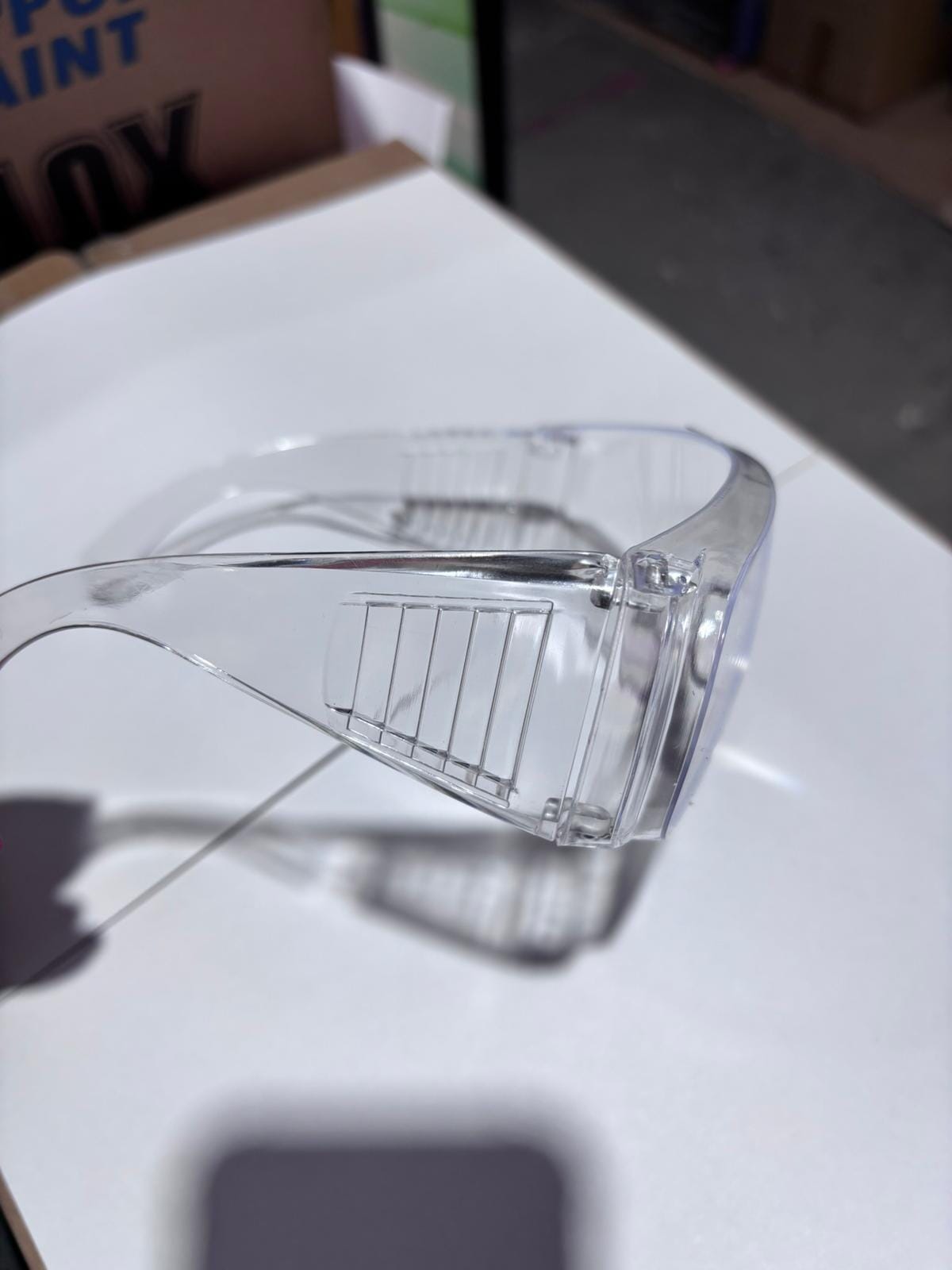 Aiko Clear Spectacle (SQ Frame) (Safety Goggles for Wear Spectacle Use