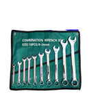 Aiko Comb Wrench Set 8-24mm 10pcs | Model: CRS-QD0824-10 Combination Wrench Set Aiko 