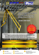 Aiko Conduit Pipe Bender 4 Leg Yellow Size 20mm & 25mm Comes With Vise | Model : CPB-4LEG Pipe Bender Aiko 