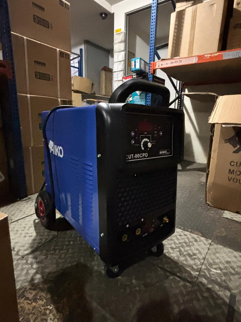 Aiko CUT80CPD Plasma with Compressor 415V C/W 5M P80-C Torch & 3m Welding Cable Set | Model: W-CUT80CPD-MY Plasma Cutting Machine Aiko 