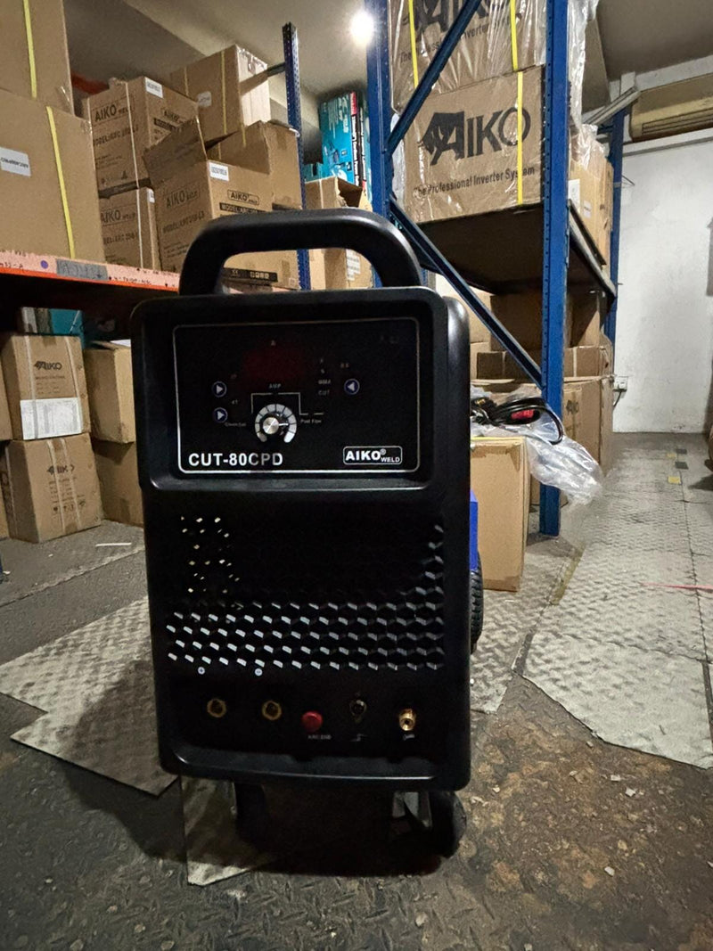 Aiko CUT80CPD Plasma with Compressor 415V C/W 5M P80-C Torch & 3m Welding Cable Set | Model: W-CUT80CPD-MY Plasma Cutting Machine Aiko 